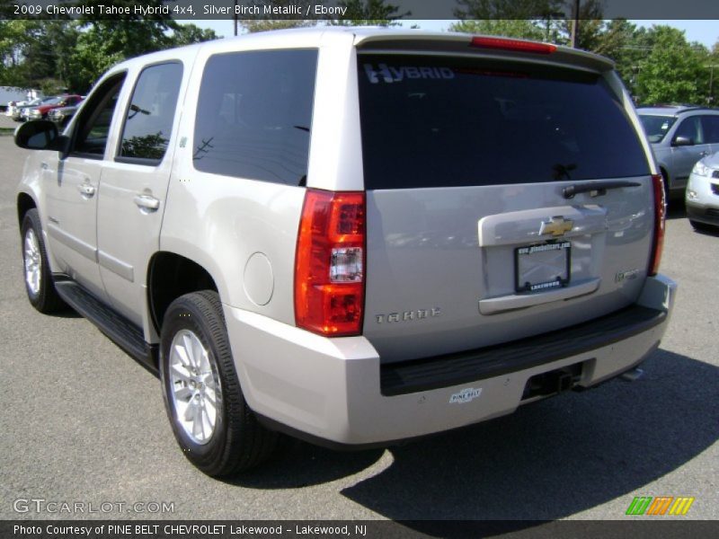 Silver Birch Metallic / Ebony 2009 Chevrolet Tahoe Hybrid 4x4