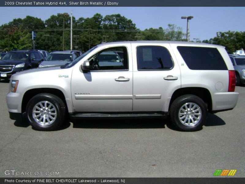 Silver Birch Metallic / Ebony 2009 Chevrolet Tahoe Hybrid 4x4