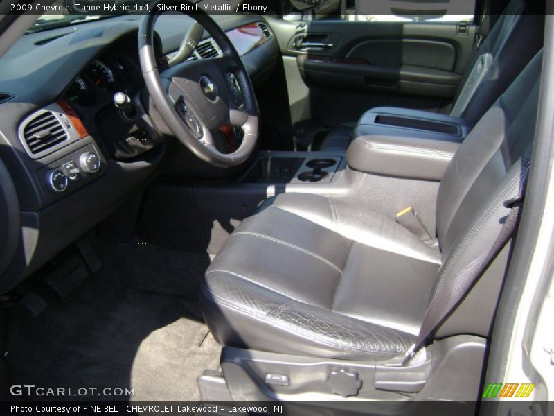 Silver Birch Metallic / Ebony 2009 Chevrolet Tahoe Hybrid 4x4