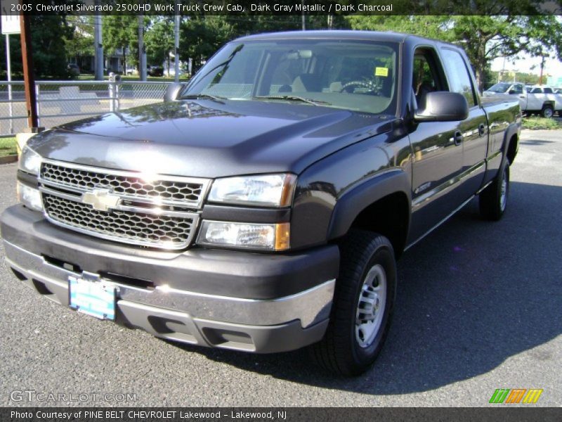 Dark Gray Metallic / Dark Charcoal 2005 Chevrolet Silverado 2500HD Work Truck Crew Cab