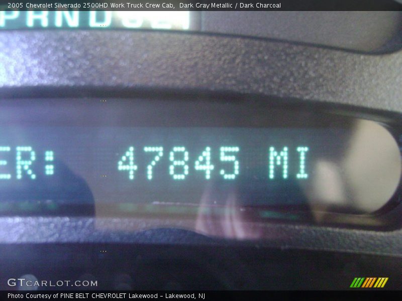 Dark Gray Metallic / Dark Charcoal 2005 Chevrolet Silverado 2500HD Work Truck Crew Cab