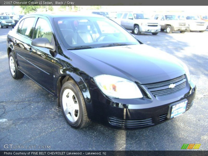 Black / Gray 2007 Chevrolet Cobalt LS Sedan