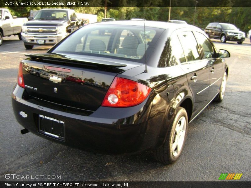 Black / Gray 2007 Chevrolet Cobalt LS Sedan