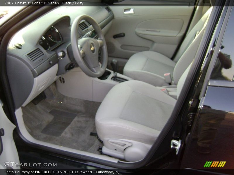 Black / Gray 2007 Chevrolet Cobalt LS Sedan