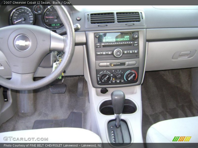 Black / Gray 2007 Chevrolet Cobalt LS Sedan