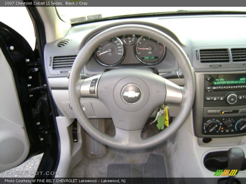 Black / Gray 2007 Chevrolet Cobalt LS Sedan