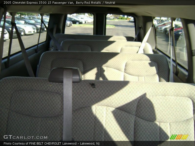 Berry Red Metallic / Neutral 2005 Chevrolet Express 3500 15 Passenger Van
