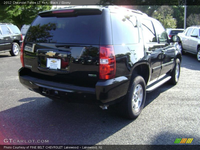 Black / Ebony 2012 Chevrolet Tahoe LT 4x4