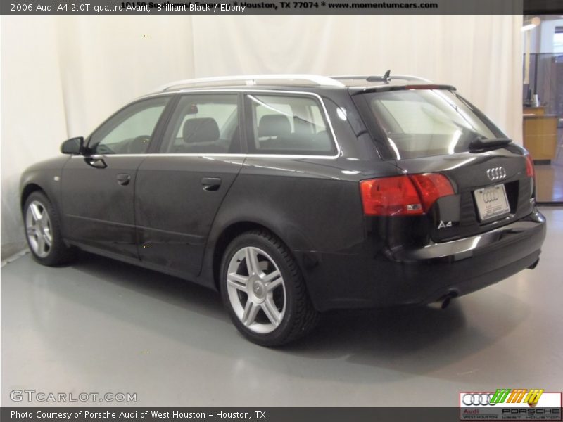 Brilliant Black / Ebony 2006 Audi A4 2.0T quattro Avant