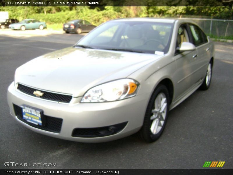 Gold Mist Metallic / Neutral 2012 Chevrolet Impala LTZ