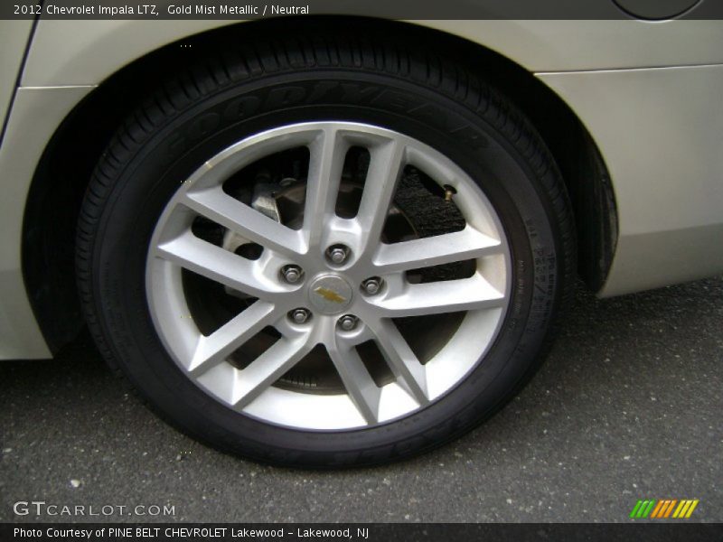 Gold Mist Metallic / Neutral 2012 Chevrolet Impala LTZ