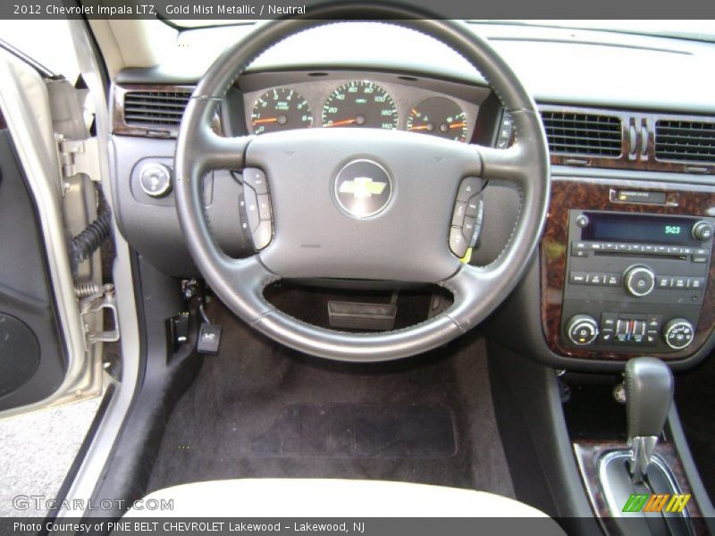 Gold Mist Metallic / Neutral 2012 Chevrolet Impala LTZ