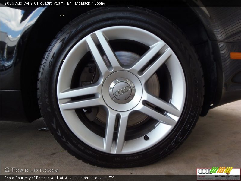 Brilliant Black / Ebony 2006 Audi A4 2.0T quattro Avant