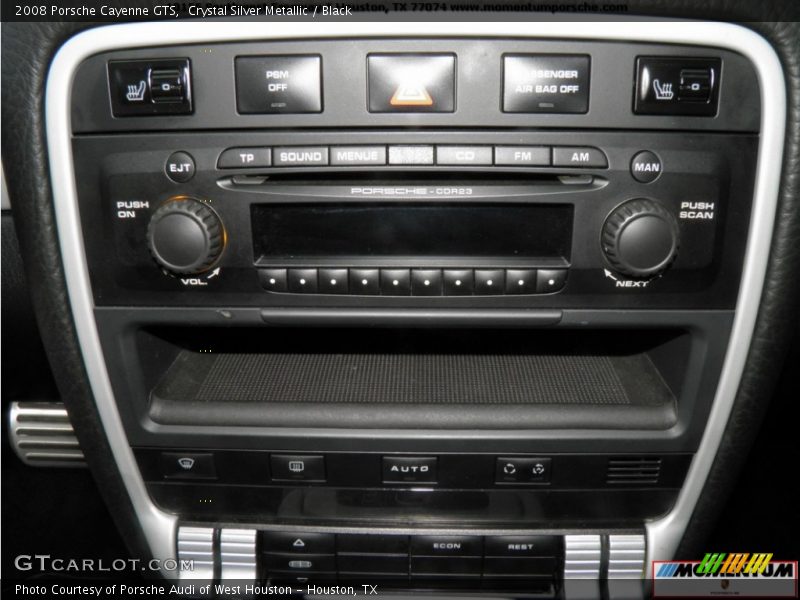 Crystal Silver Metallic / Black 2008 Porsche Cayenne GTS