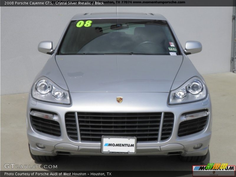 Crystal Silver Metallic / Black 2008 Porsche Cayenne GTS