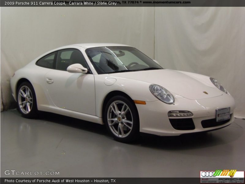 Carrara White / Stone Grey 2009 Porsche 911 Carrera Coupe