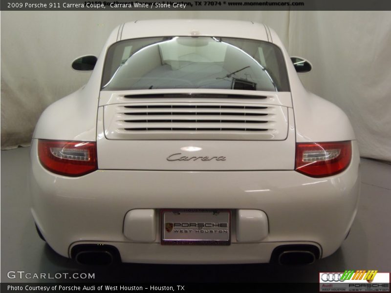 Carrara White / Stone Grey 2009 Porsche 911 Carrera Coupe