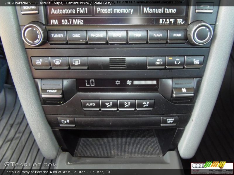 Carrara White / Stone Grey 2009 Porsche 911 Carrera Coupe