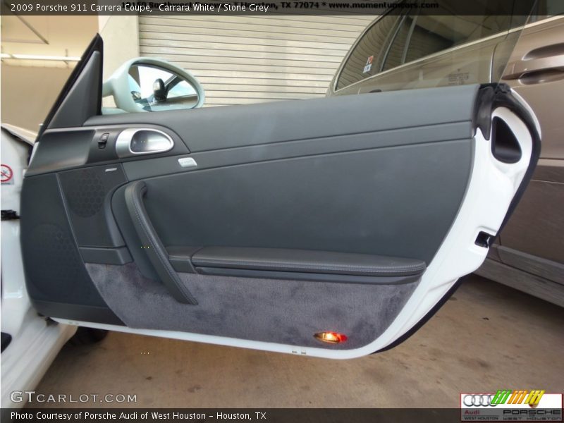Carrara White / Stone Grey 2009 Porsche 911 Carrera Coupe