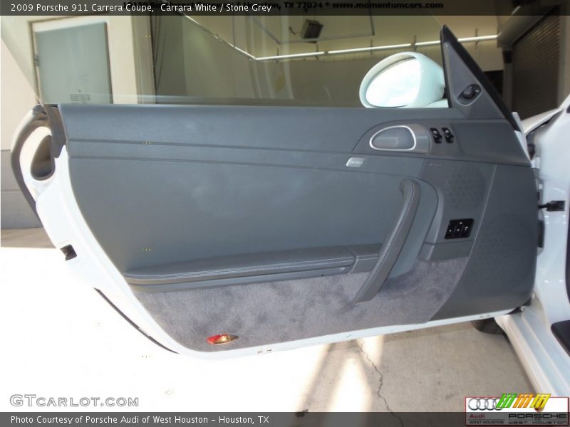 Carrara White / Stone Grey 2009 Porsche 911 Carrera Coupe