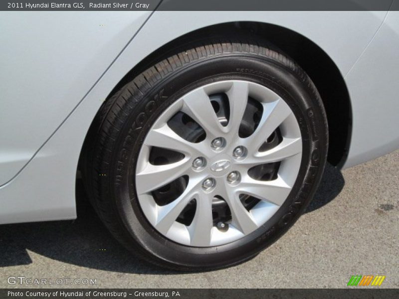 Radiant Silver / Gray 2011 Hyundai Elantra GLS