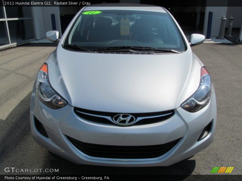 Radiant Silver / Gray 2011 Hyundai Elantra GLS