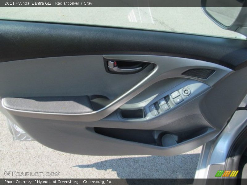 Radiant Silver / Gray 2011 Hyundai Elantra GLS