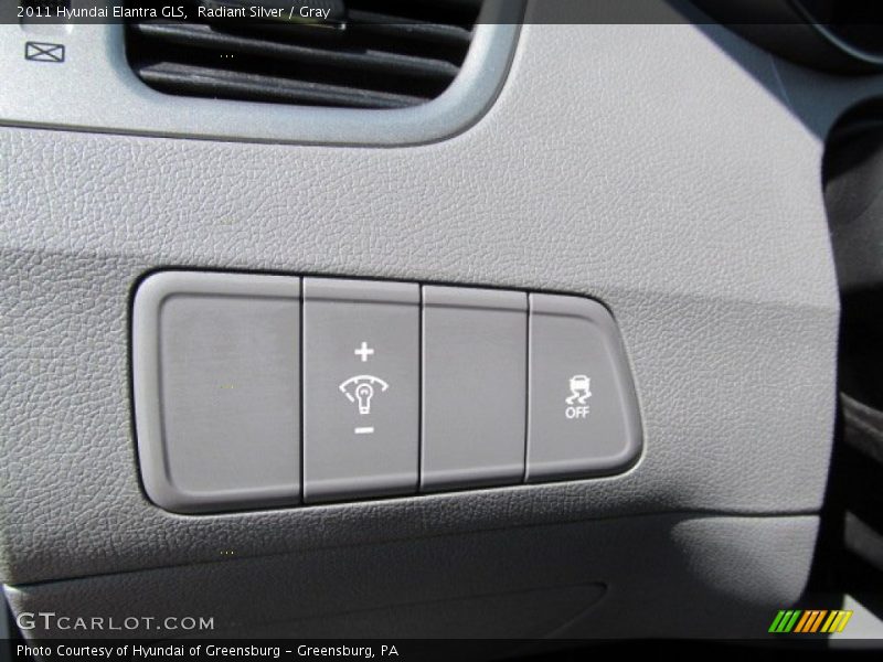 Radiant Silver / Gray 2011 Hyundai Elantra GLS