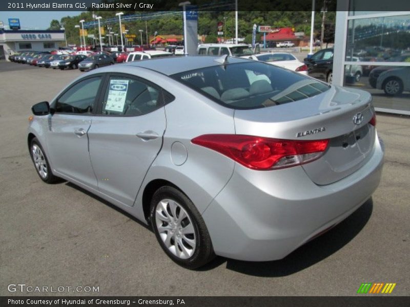 Radiant Silver / Gray 2011 Hyundai Elantra GLS