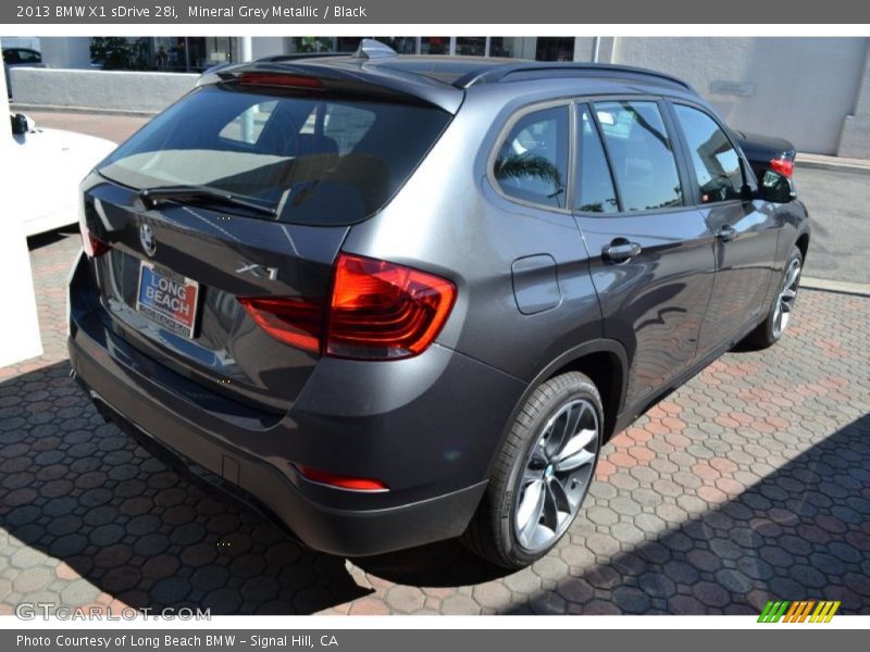 Mineral Grey Metallic / Black 2013 BMW X1 sDrive 28i