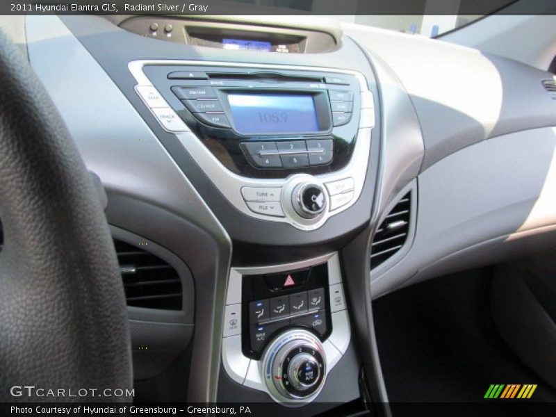 Radiant Silver / Gray 2011 Hyundai Elantra GLS