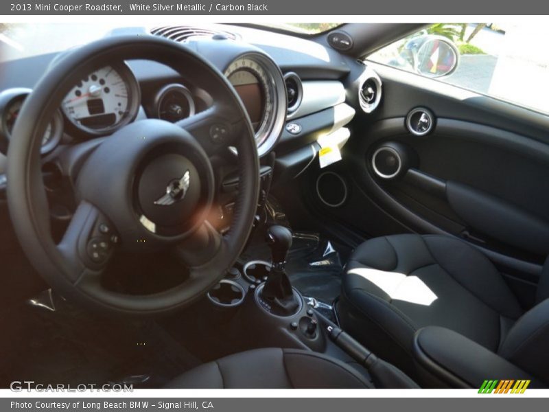 White Silver Metallic / Carbon Black 2013 Mini Cooper Roadster