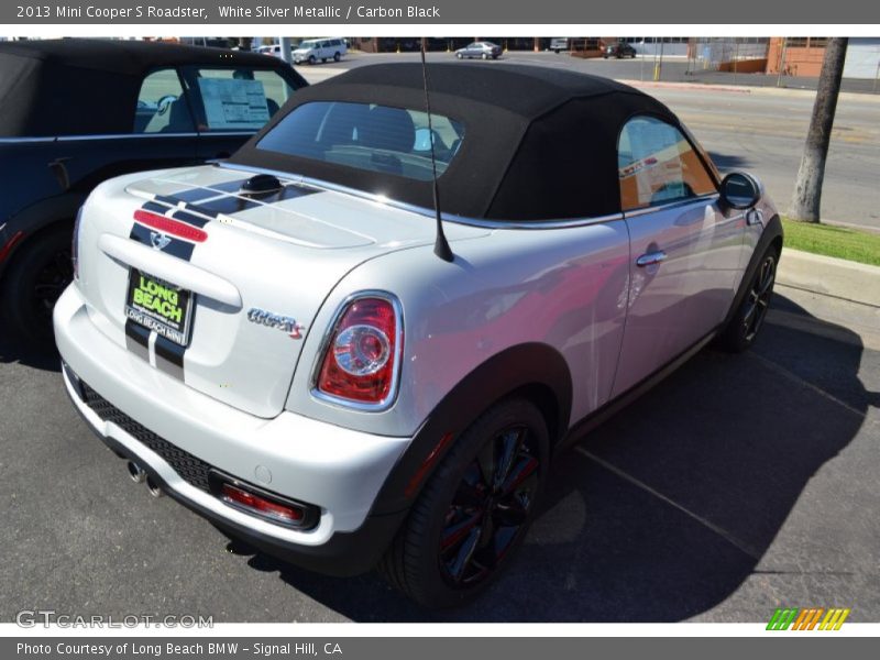White Silver Metallic / Carbon Black 2013 Mini Cooper S Roadster