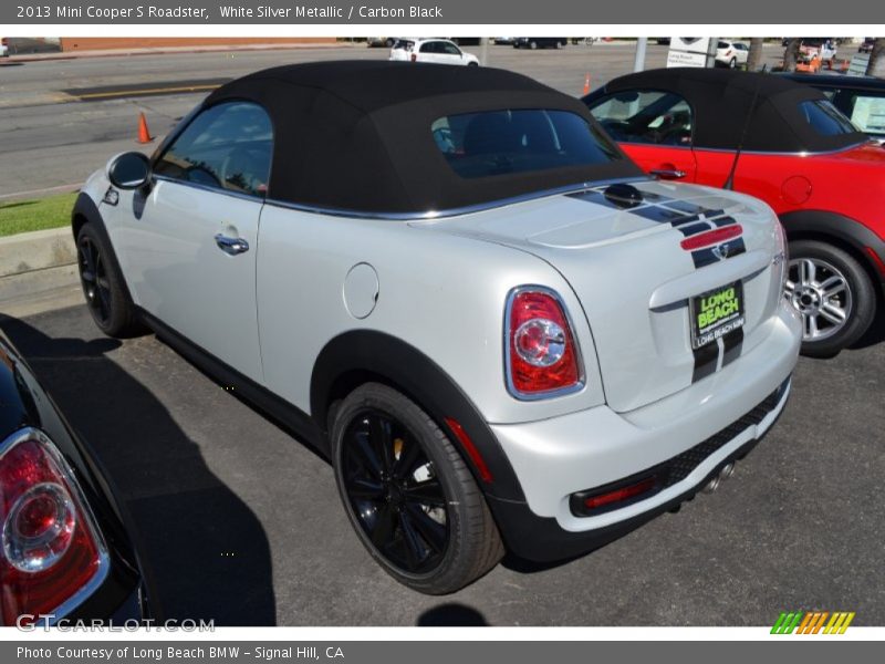 White Silver Metallic / Carbon Black 2013 Mini Cooper S Roadster