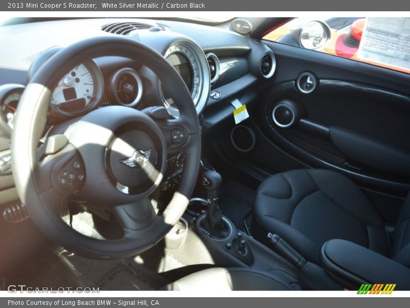 White Silver Metallic / Carbon Black 2013 Mini Cooper S Roadster