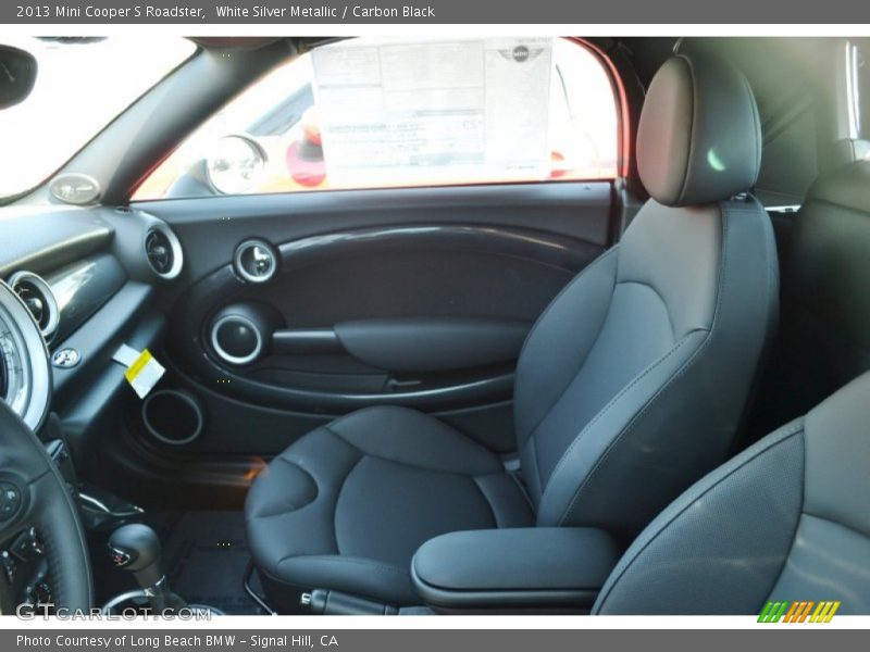 White Silver Metallic / Carbon Black 2013 Mini Cooper S Roadster