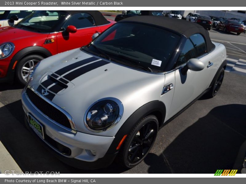 White Silver Metallic / Carbon Black 2013 Mini Cooper S Roadster