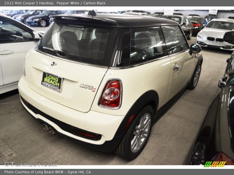 Pepper White / Carbon Black 2013 Mini Cooper S Hardtop