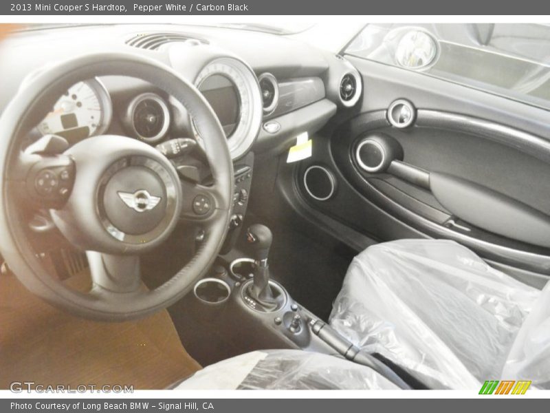 Pepper White / Carbon Black 2013 Mini Cooper S Hardtop