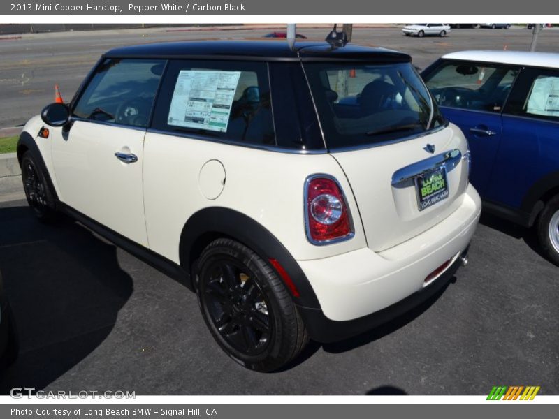 Pepper White / Carbon Black 2013 Mini Cooper Hardtop