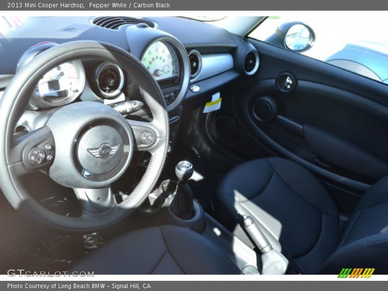 Pepper White / Carbon Black 2013 Mini Cooper Hardtop