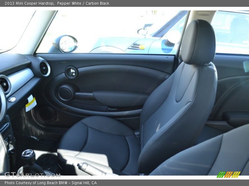 Pepper White / Carbon Black 2013 Mini Cooper Hardtop