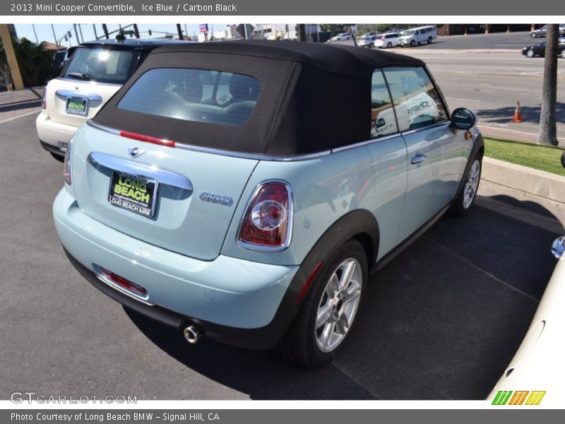 Ice Blue / Carbon Black 2013 Mini Cooper Convertible