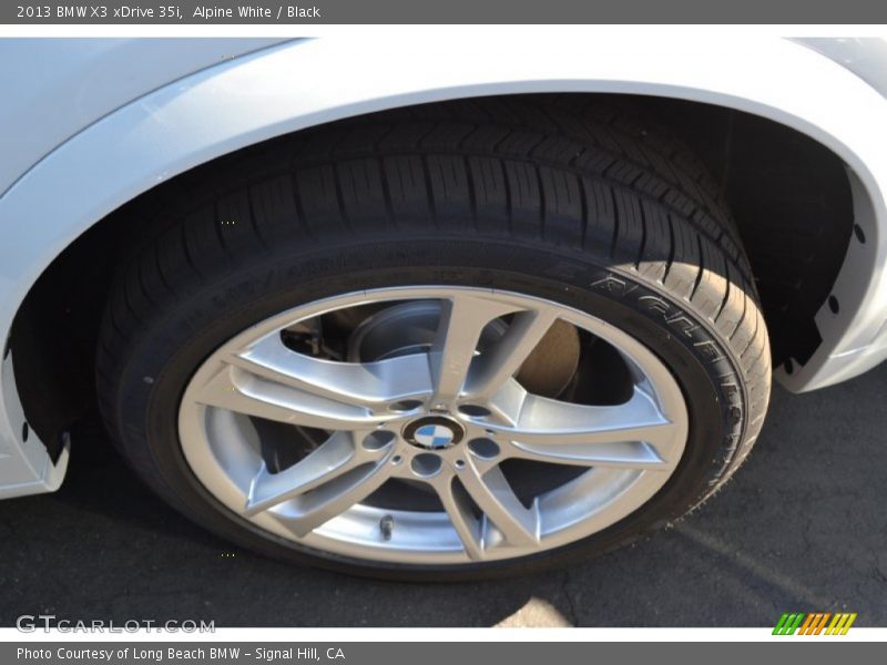 Alpine White / Black 2013 BMW X3 xDrive 35i