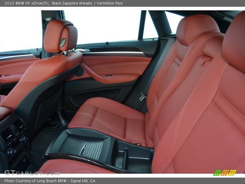 Rear Seat of 2013 X6 xDrive35i