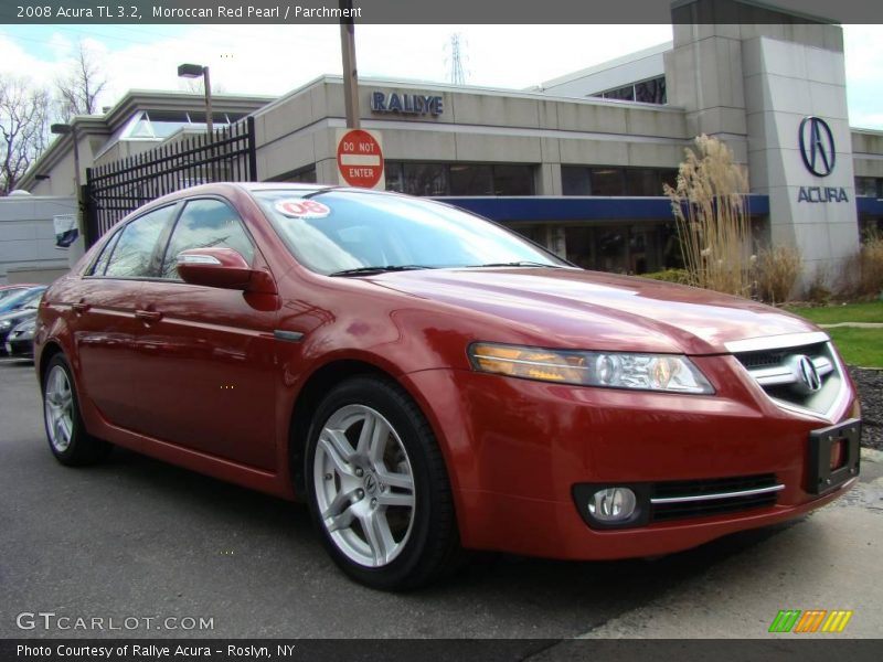 Moroccan Red Pearl / Parchment 2008 Acura TL 3.2