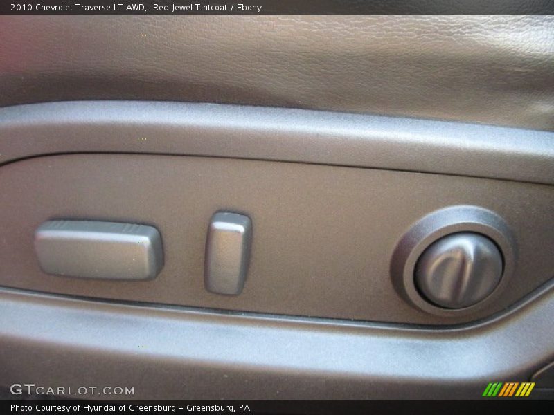 Red Jewel Tintcoat / Ebony 2010 Chevrolet Traverse LT AWD