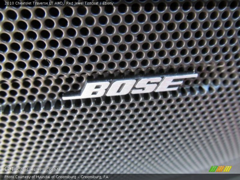 Red Jewel Tintcoat / Ebony 2010 Chevrolet Traverse LT AWD