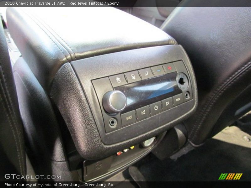 Red Jewel Tintcoat / Ebony 2010 Chevrolet Traverse LT AWD