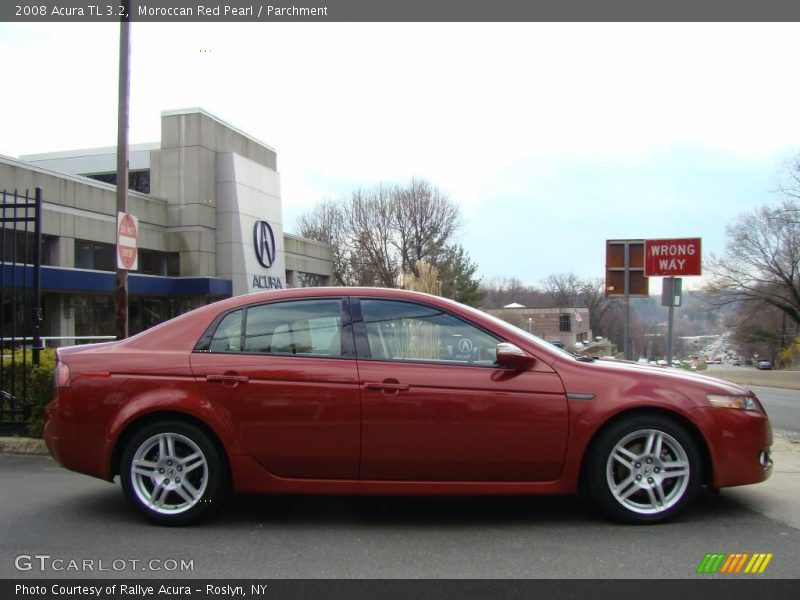 Moroccan Red Pearl / Parchment 2008 Acura TL 3.2